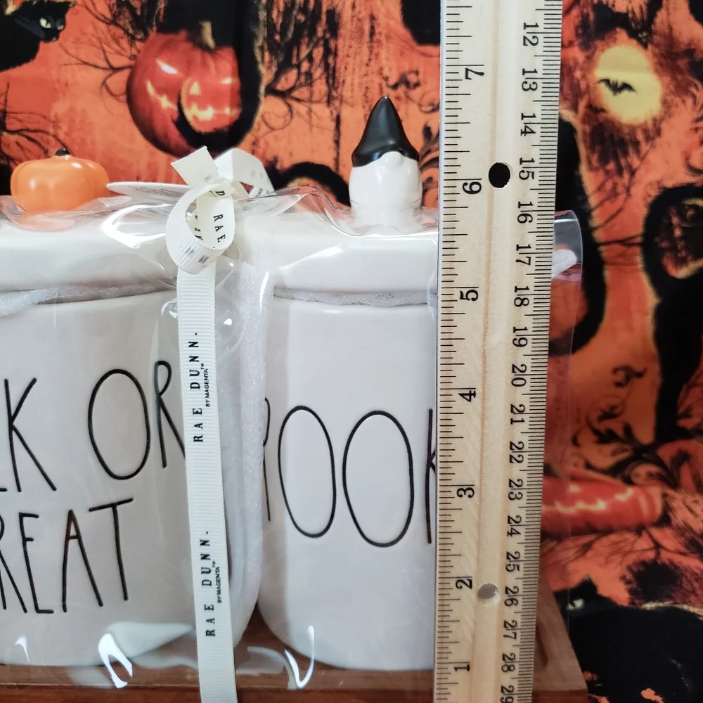 Rae Dunn Halloween Canisters Small Size NWT